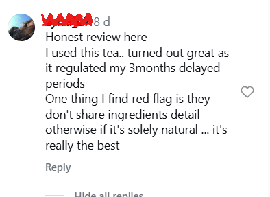 Customer comment 4