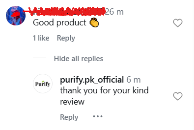 Customer comment 9